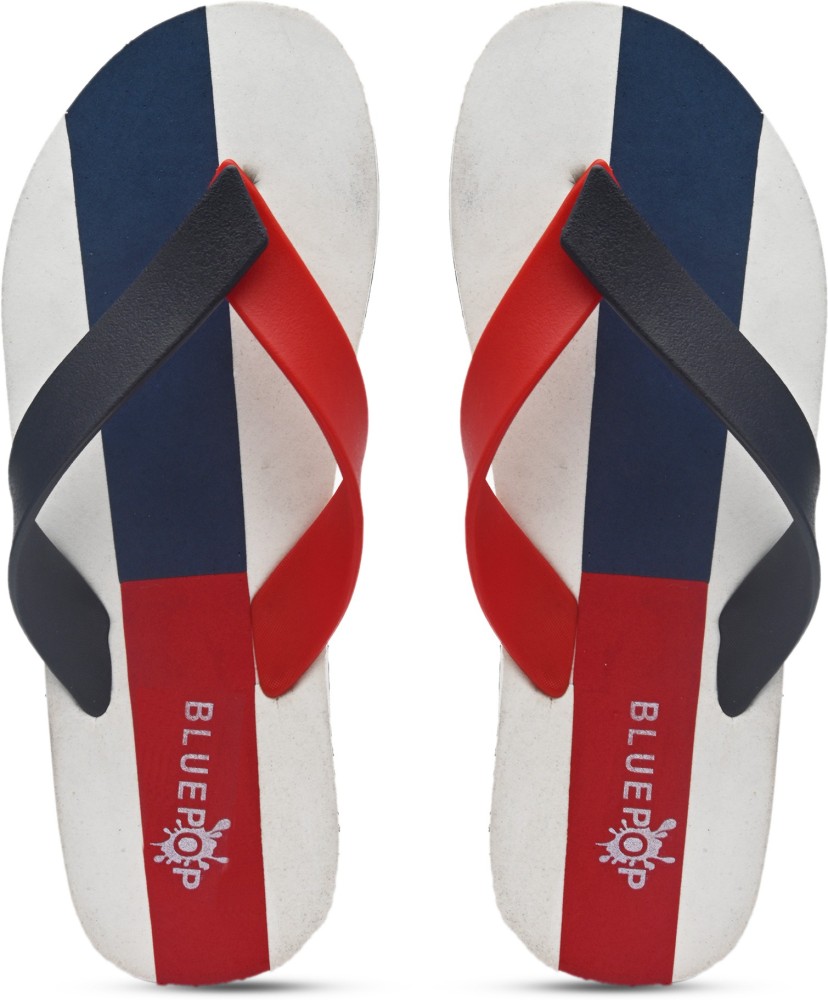 Blue Pop Men Flip Flops Buy Blue Pop Men Flip Flops Online at