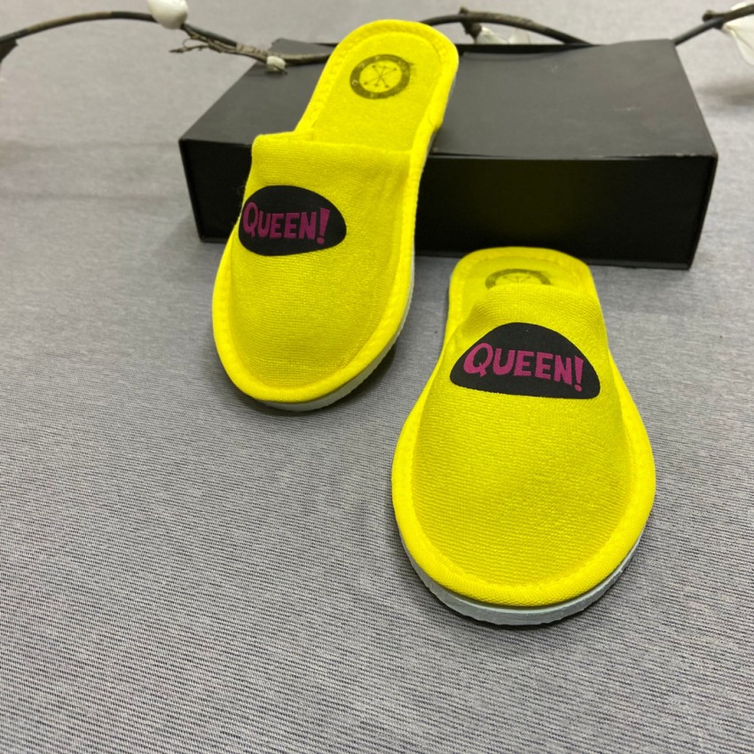 Yellow house online slippers