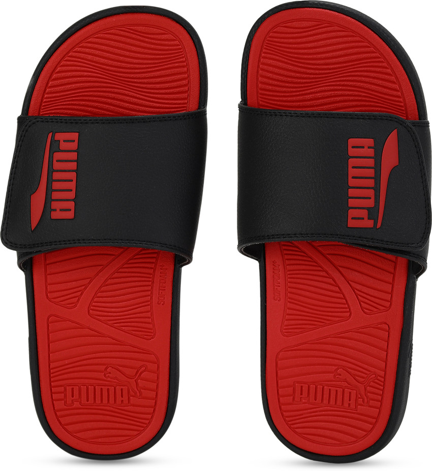 Puma leather slippers hot sale