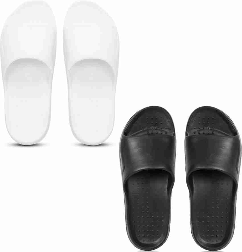 Black plain sliders hot sale