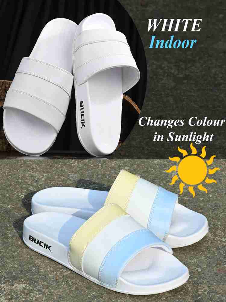 Color changing hotsell flip flops