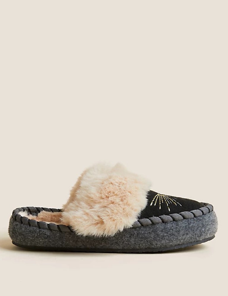 Marks and best sale spencer bedroom slippers