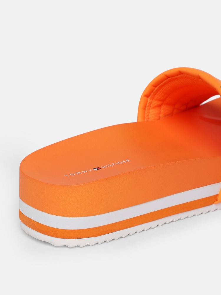 Tommy hilfiger online orange sliders