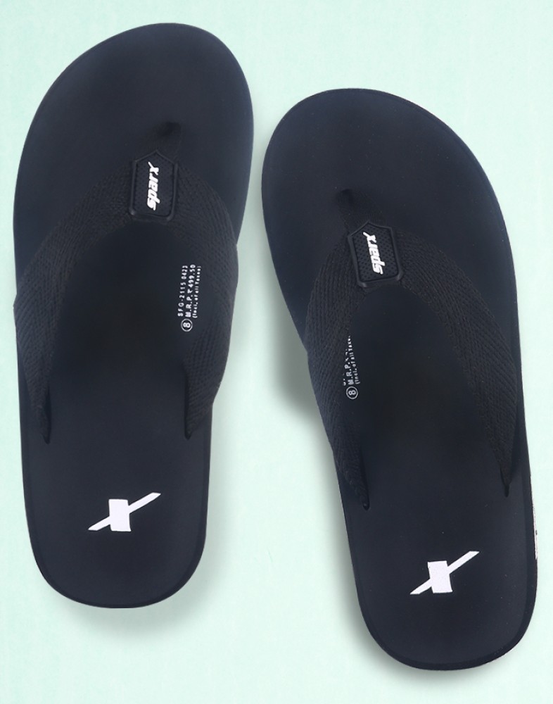 Sparx slippers sales black