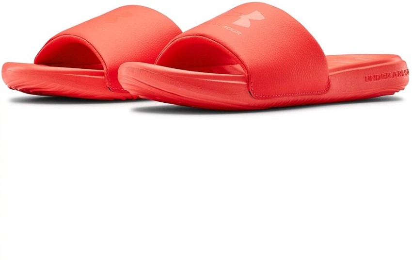 Under armour best sale sliders womens