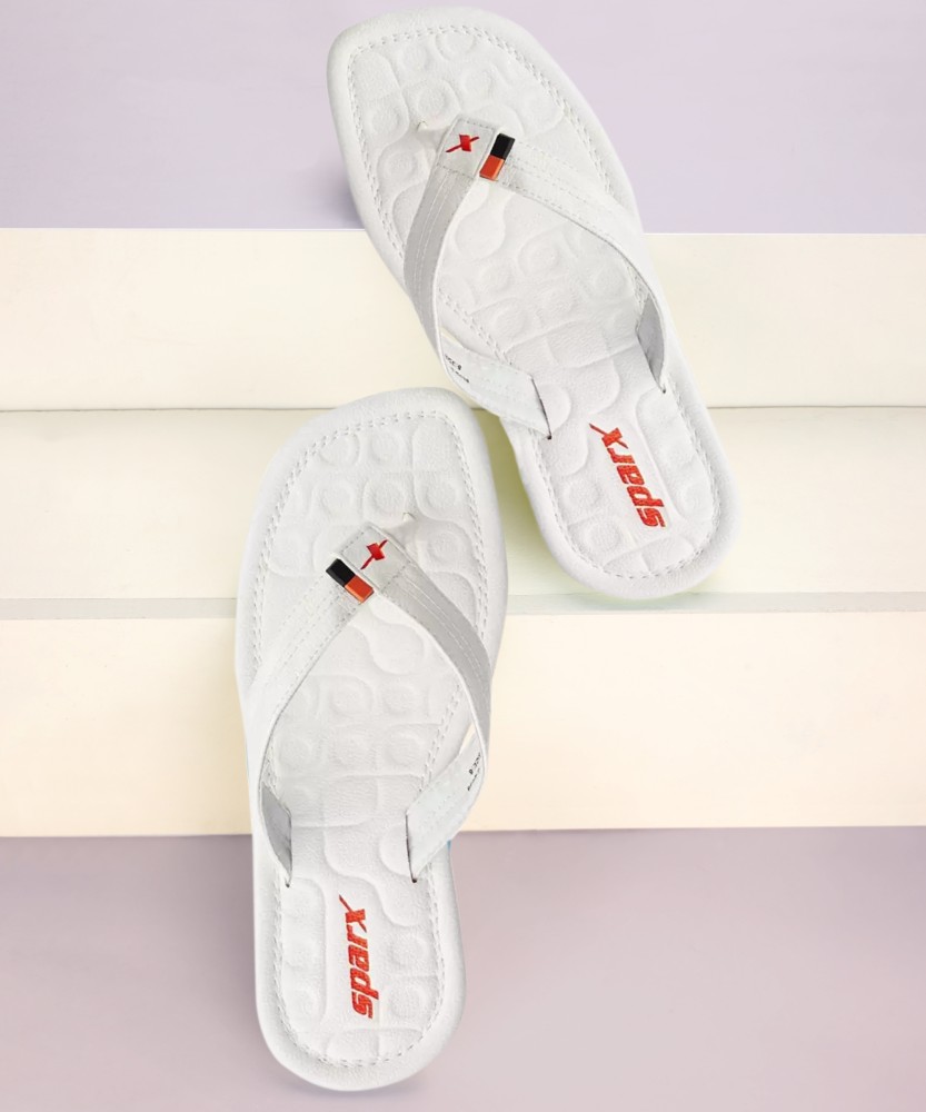 Sparx chappal cheap white