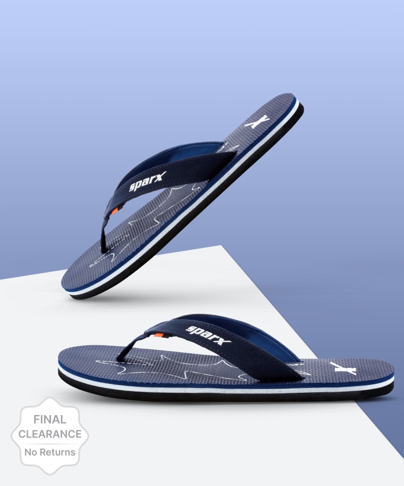 Sparx Men Men SFG 46 Navy Blue Flip Flops