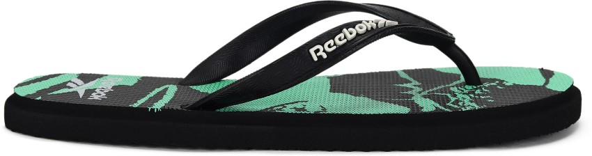 Reebok best sale slippers black