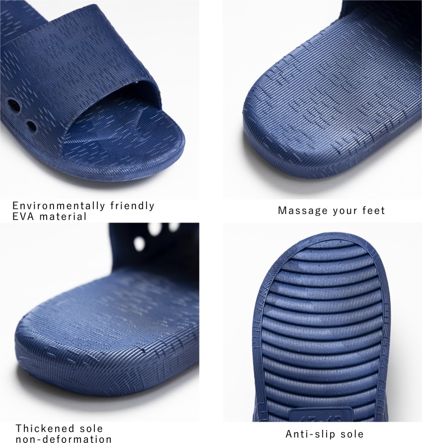 Mens slippers discount non slip sole