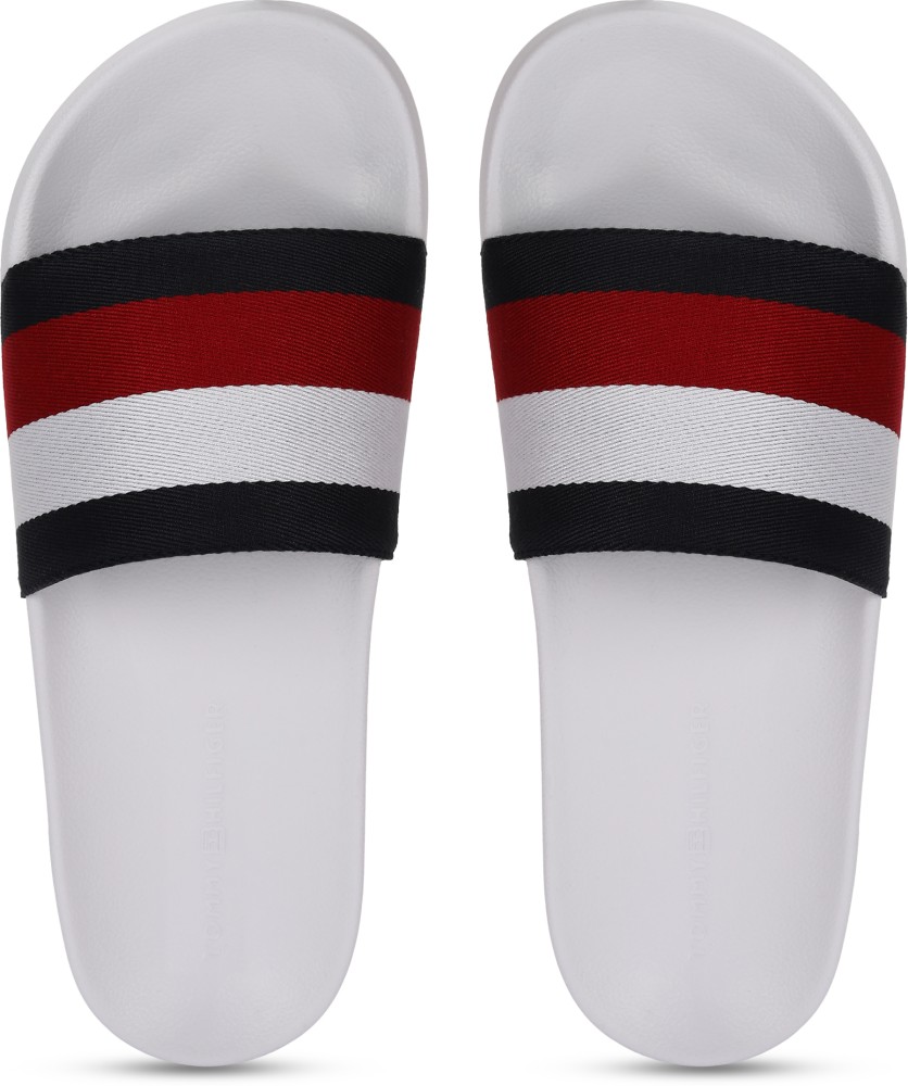 Tommy hilfiger slides outlet red