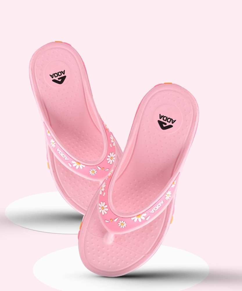 Pink colour online slippers