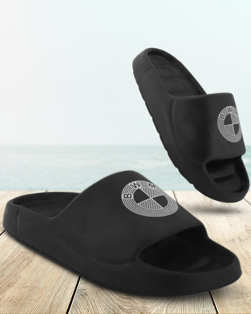 Comfortable mens slides sales