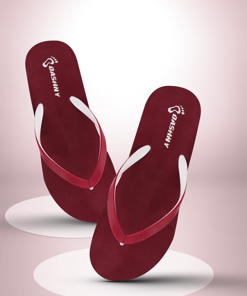 Dashny Women Comfortable Soft Slippers Flip Flops For Women Maroon Slippers Buy Dashny Women Comfortable Soft Slippers Flip Flops For Women Maroon Slippers Online at Best Price Shop
