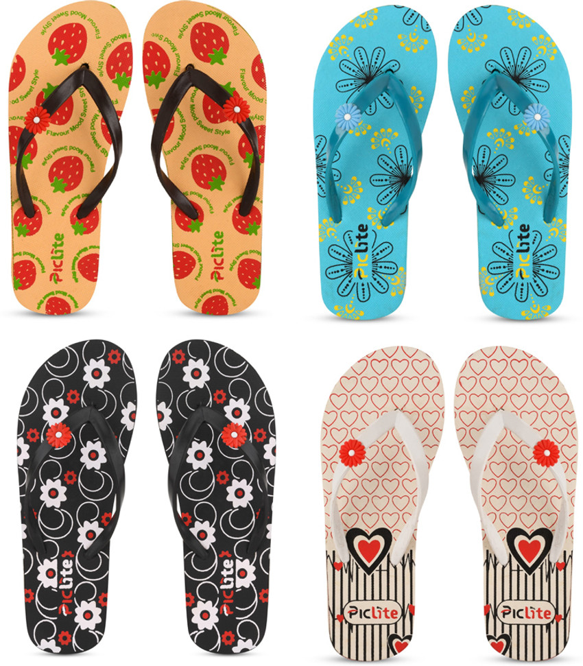 Picson Women Women Hawaii Chappal flipflop Daily use for Home