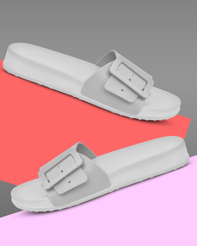 Womens cushioned slides deals
