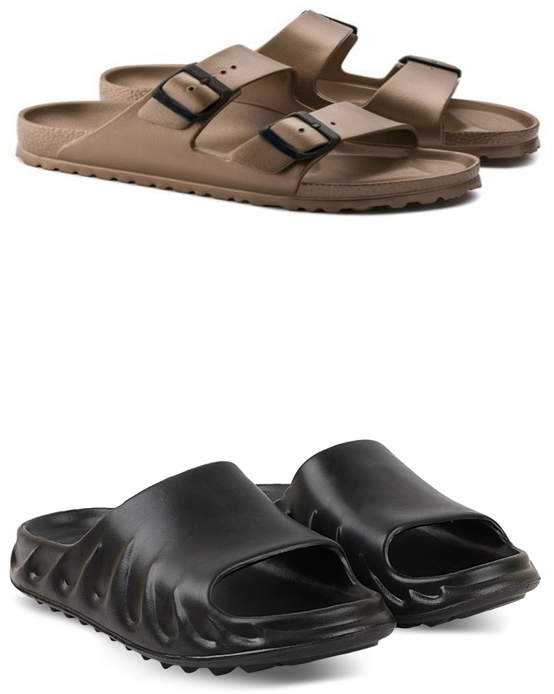 Beonza Men Combo Pack Of 2 PAIRS Of Men Flip Flops Slippers Slides - Buy Beonza  Men Combo Pack Of 2 PAIRS Of Men Flip Flops Slippers Slides Online at Best  Price -