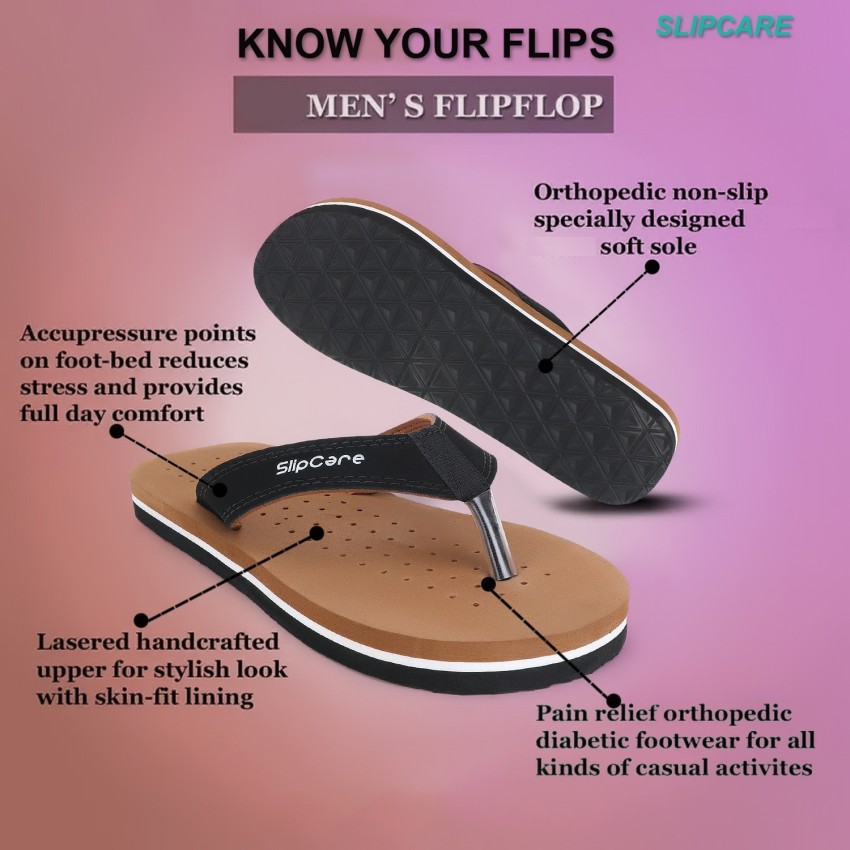 Mens orthopedic flip discount flops