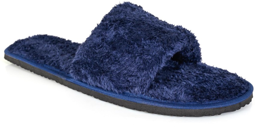 Mens cheap fur slippers