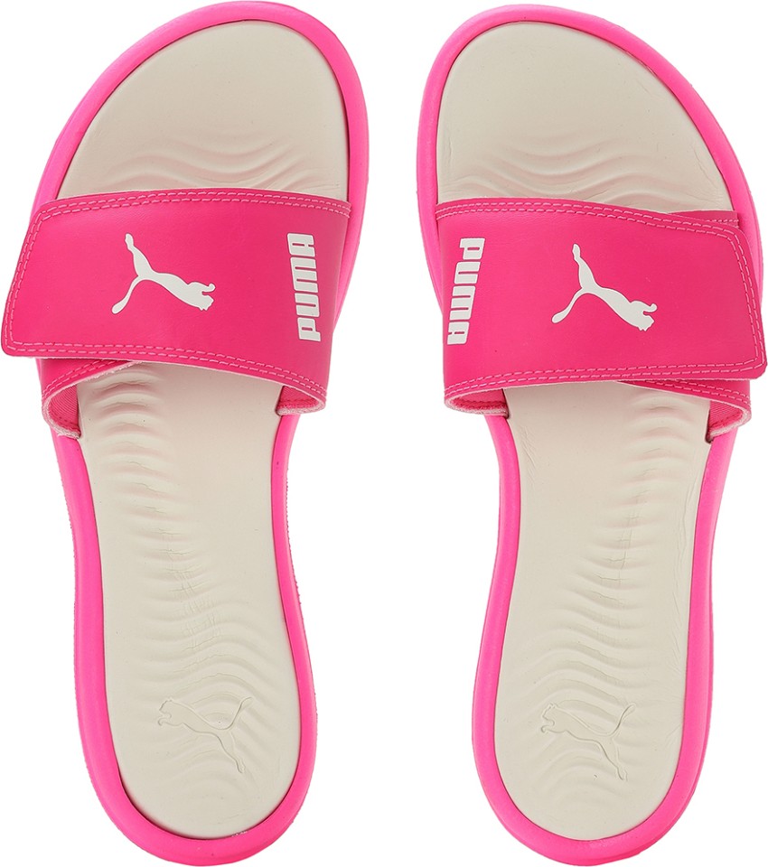 Pink puma sandals hot sale