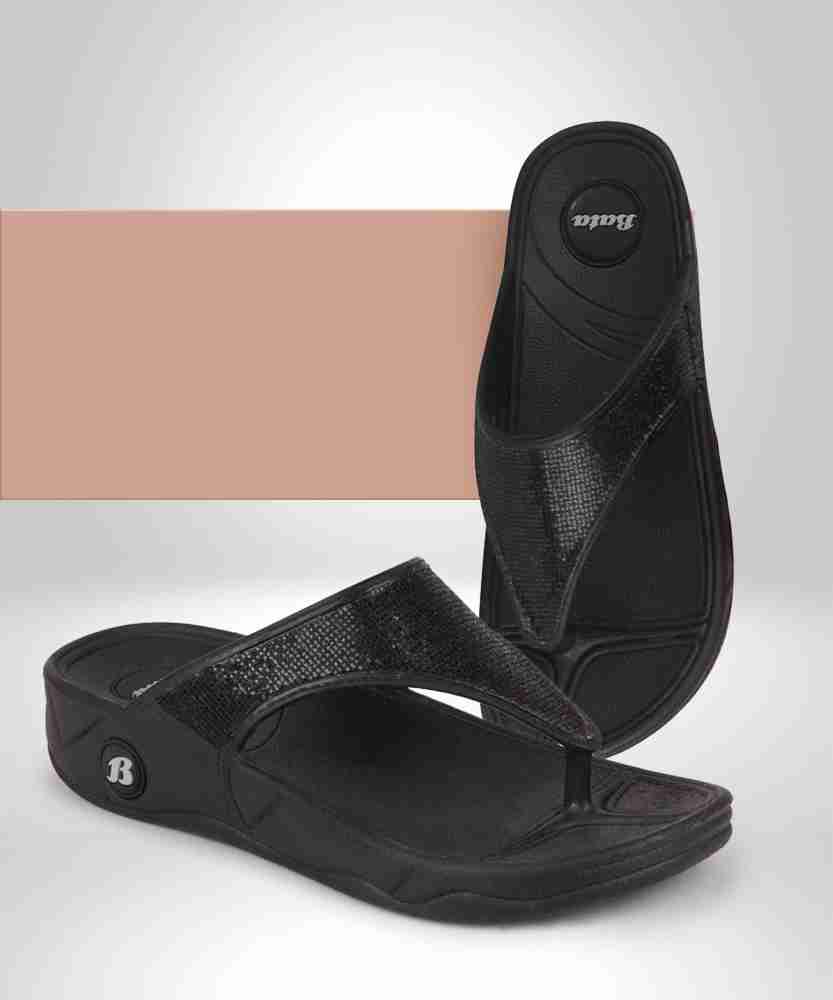 Bata Women Slippers For Women Black Flip Flops Buy Bata Women Slippers For Women Black Flip Flops Online at Best Price Shop Online for Footwears in India Flipkart