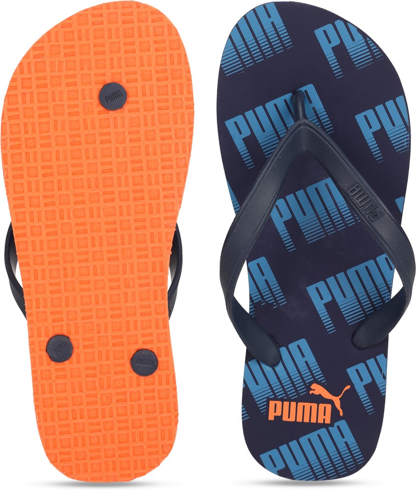 Puma blue best sale flip flops