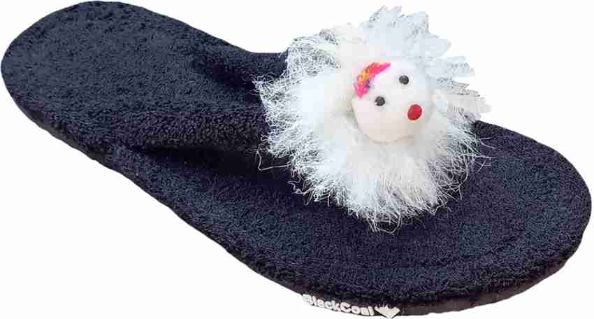 Fur slippers hot sale flipkart