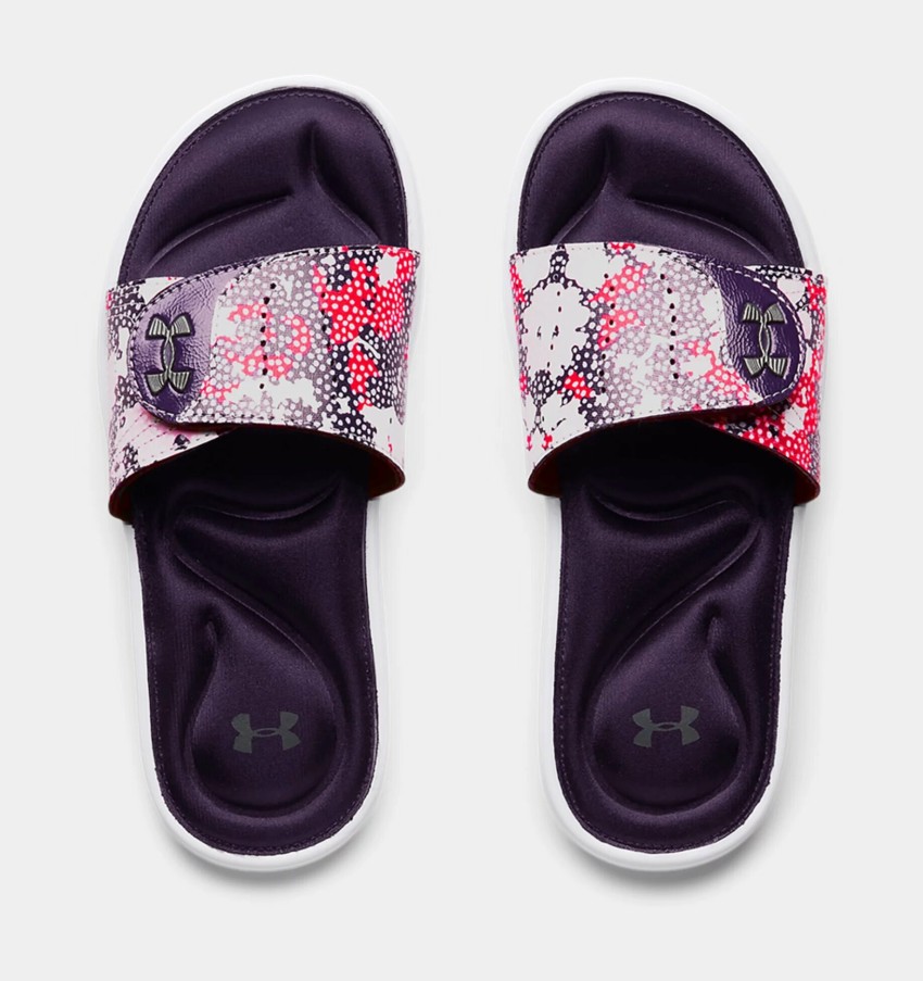 Girls under armour flip flops sale