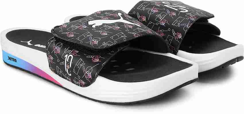 Colorful jelly puma slides best sale