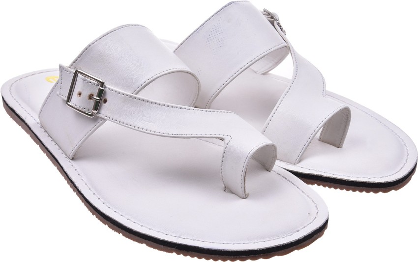 White leather 2025 flip flops