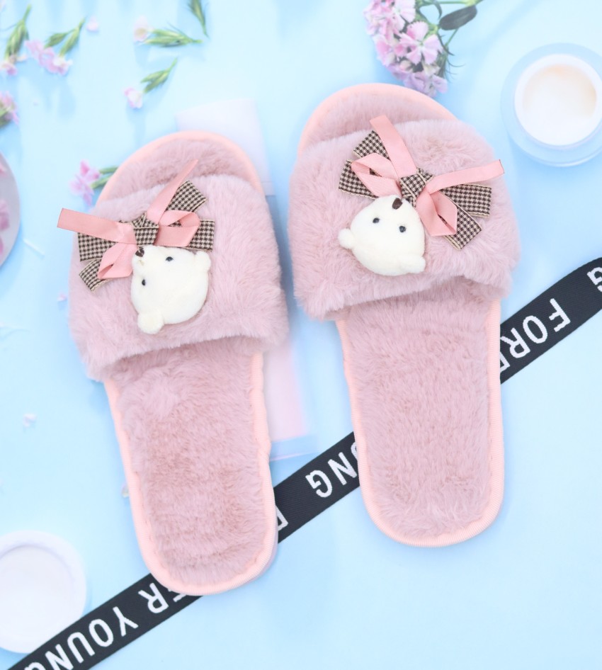 Fluffy slippers online next