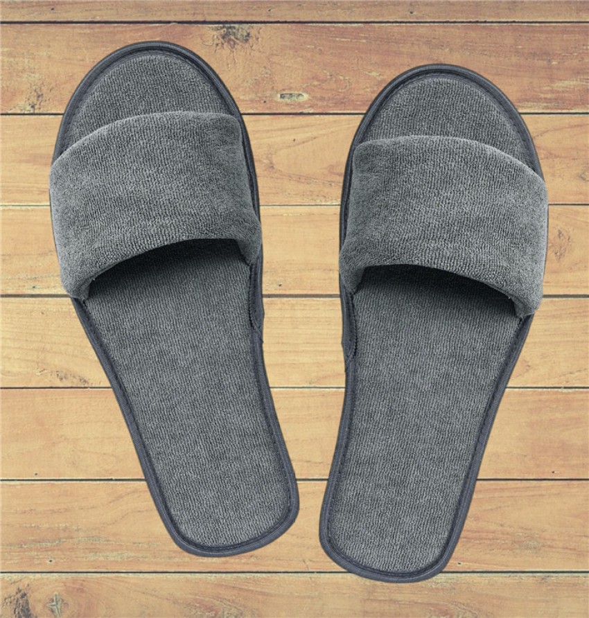 Grey best sale house slippers