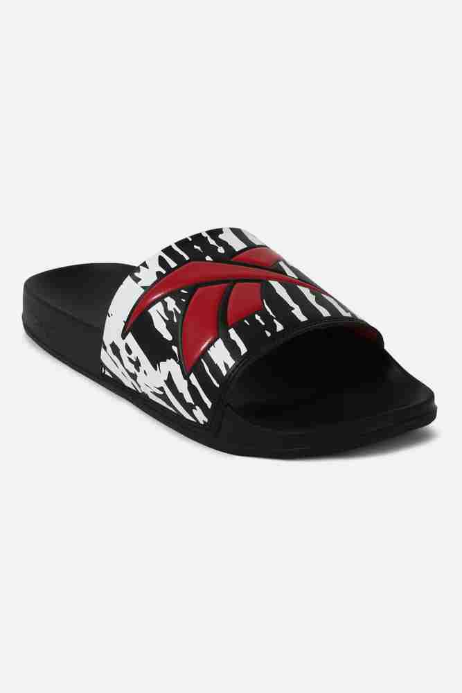 Reebok hotsell slides black