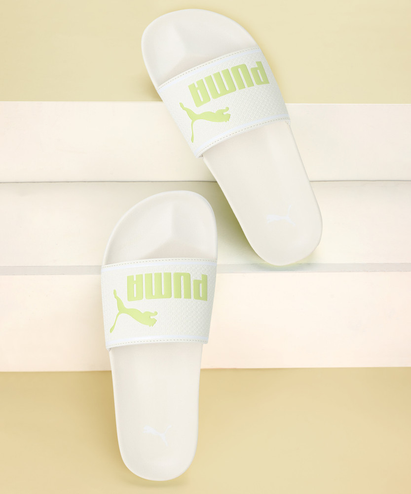 Clear and white new arrivals leadcat jelly puma slides
