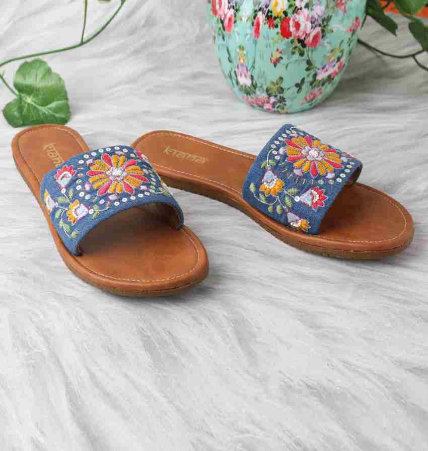 Buy Brown Flip Flop & Slippers for Women by Kiana House Of Fashion Online