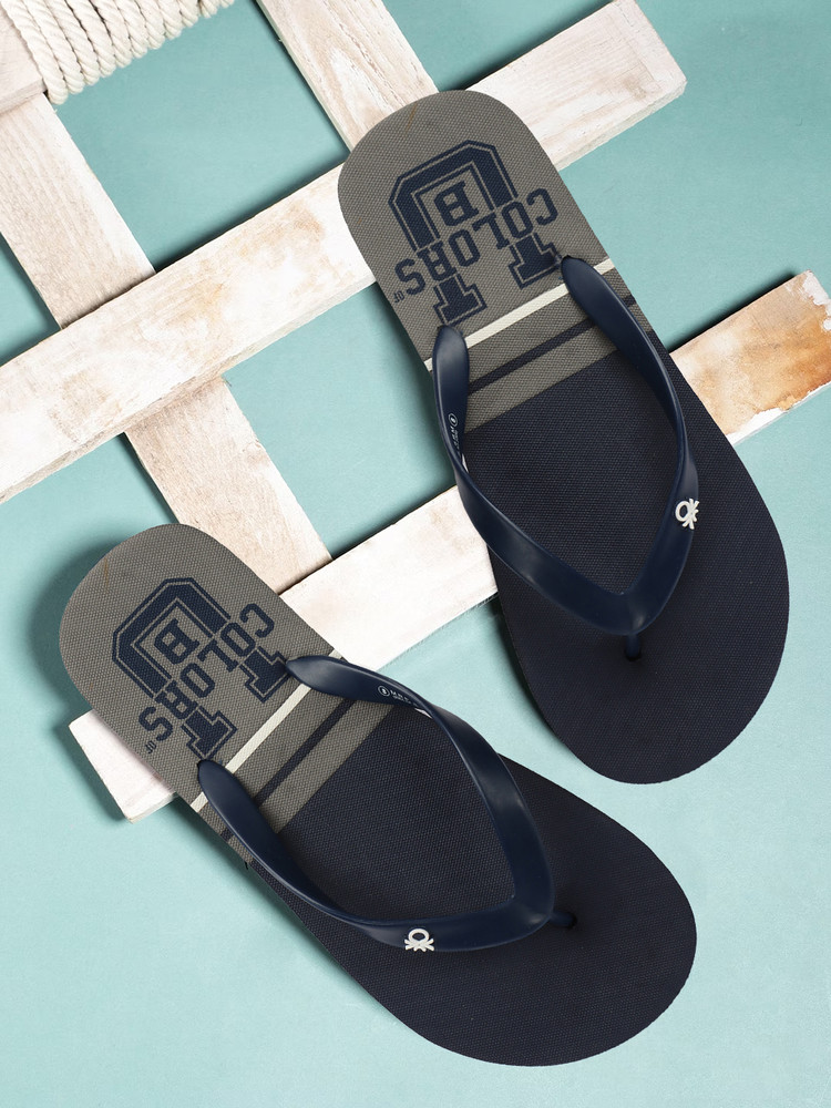United colors of benetton men's flip flops thong sandals on sale