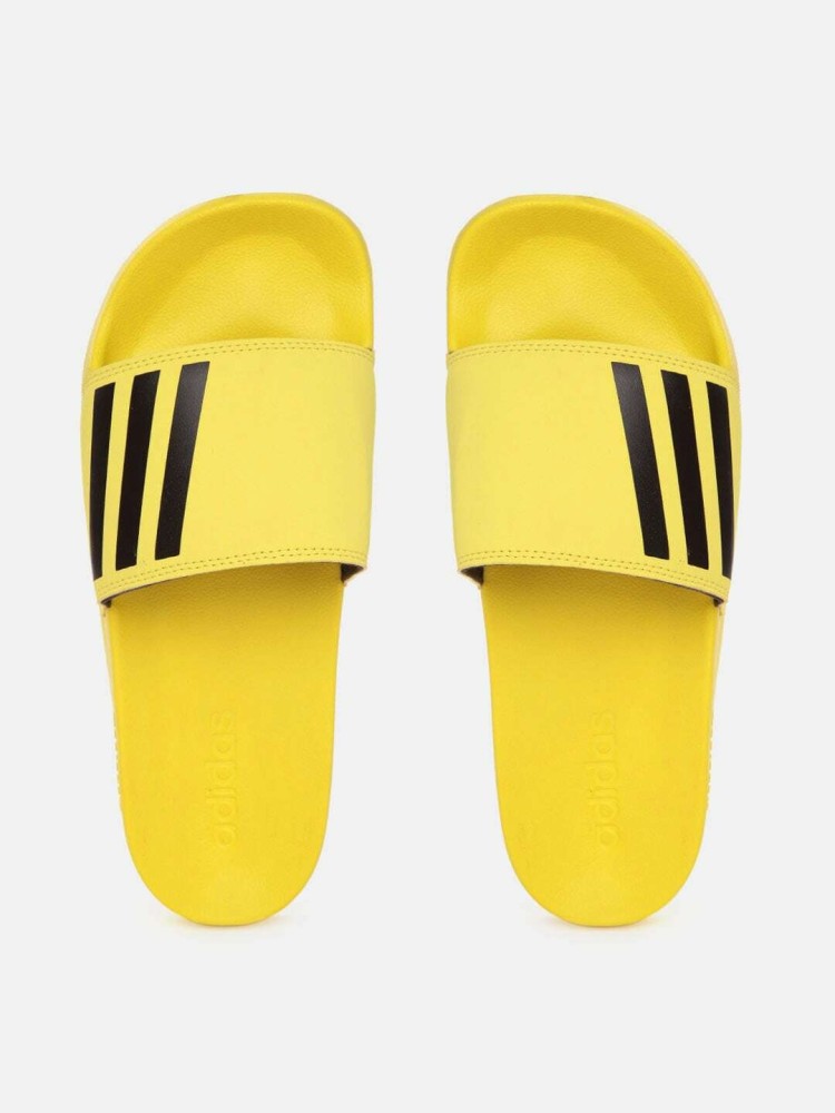 Adidas best sale slippers yellow