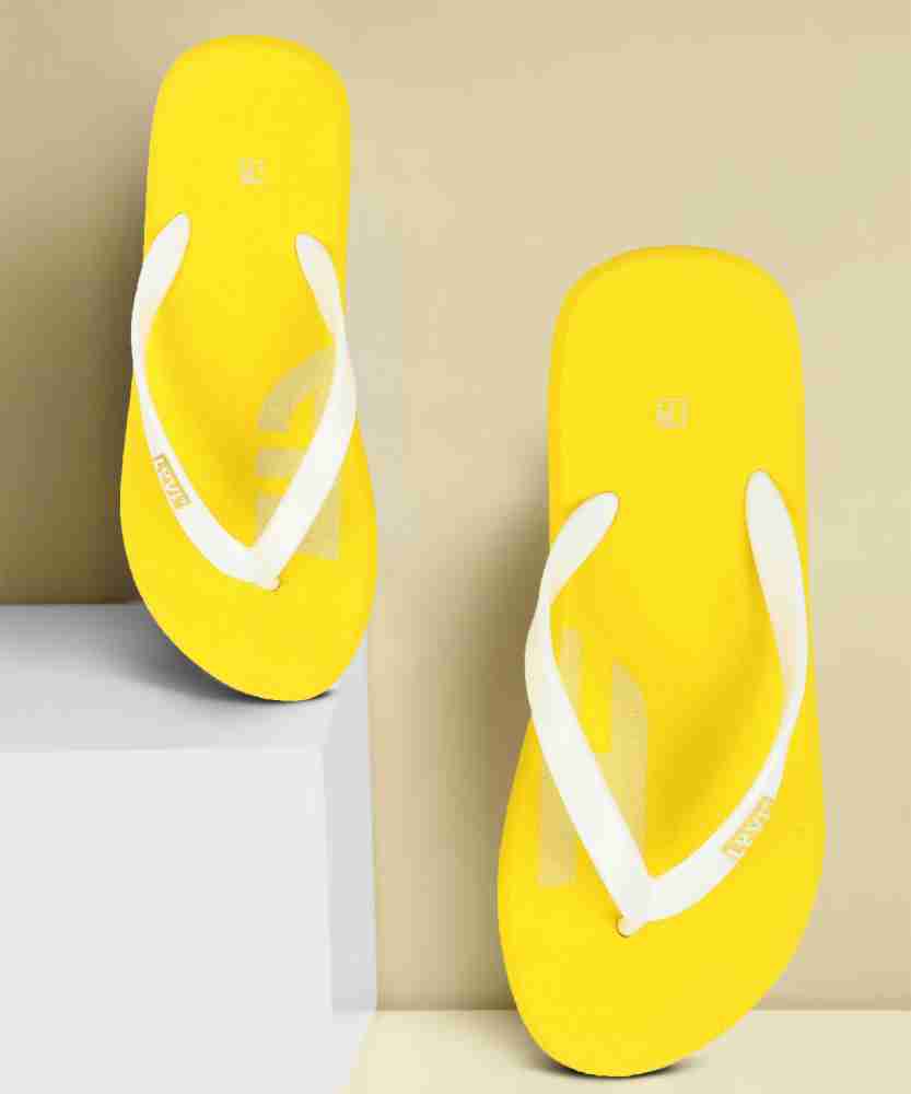 Yellow flip flops mens new arrivals