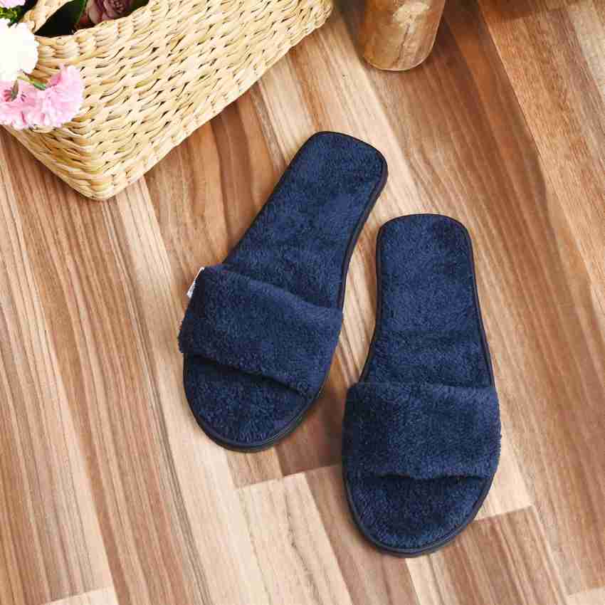 Terry cloth best sale slippers for ladies