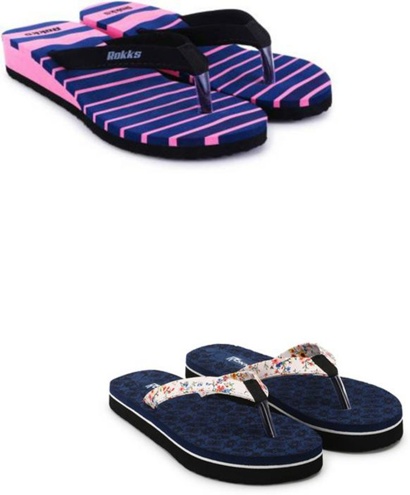 ROKKS Women Extra Soft Flip Flop for women ladies and girls Comfortable Fancy Slippers Buy ROKKS Women Extra Soft Flip Flop for women ladies and girls Comfortable Fancy Slippers Online at