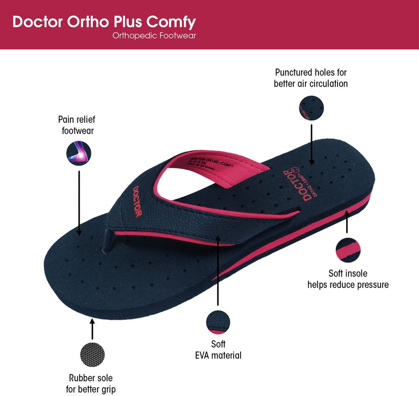 DOCTOR ORTHO PLUS COMFY Women Extra Soft Slippers For Womens