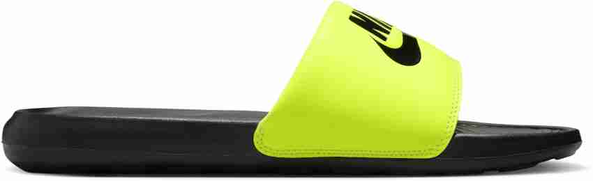 Nike best sale slippers neon