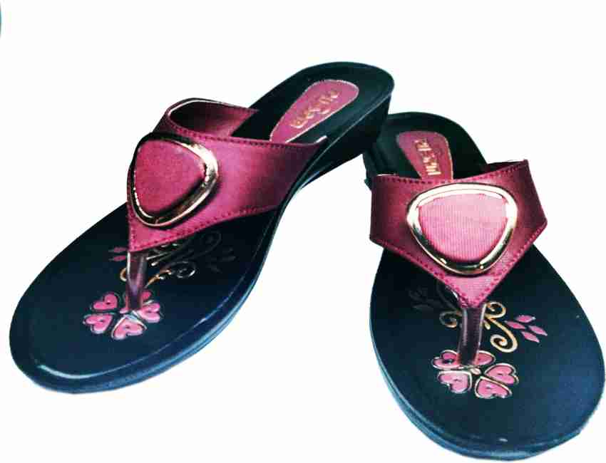 Pu sole 2024 ladies chappal