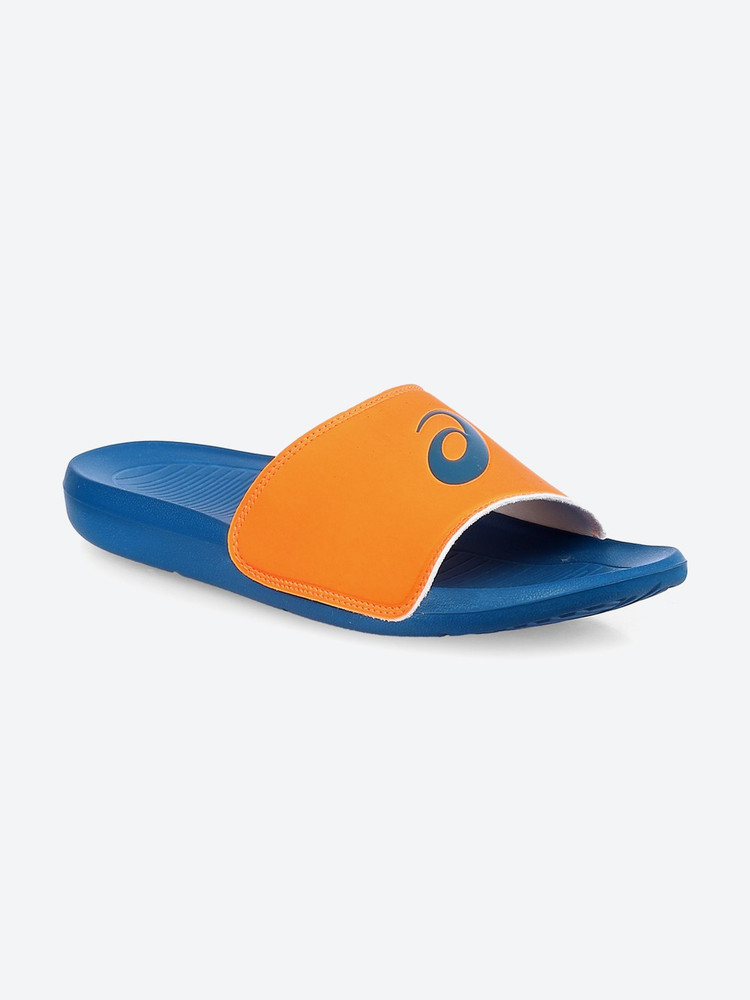 Asics orange on sale and blue
