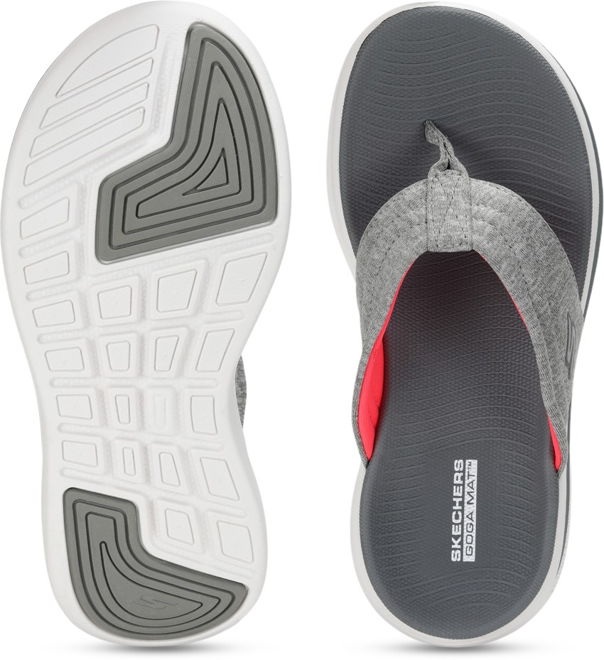 Skechers goga mat womens best sale flip flops