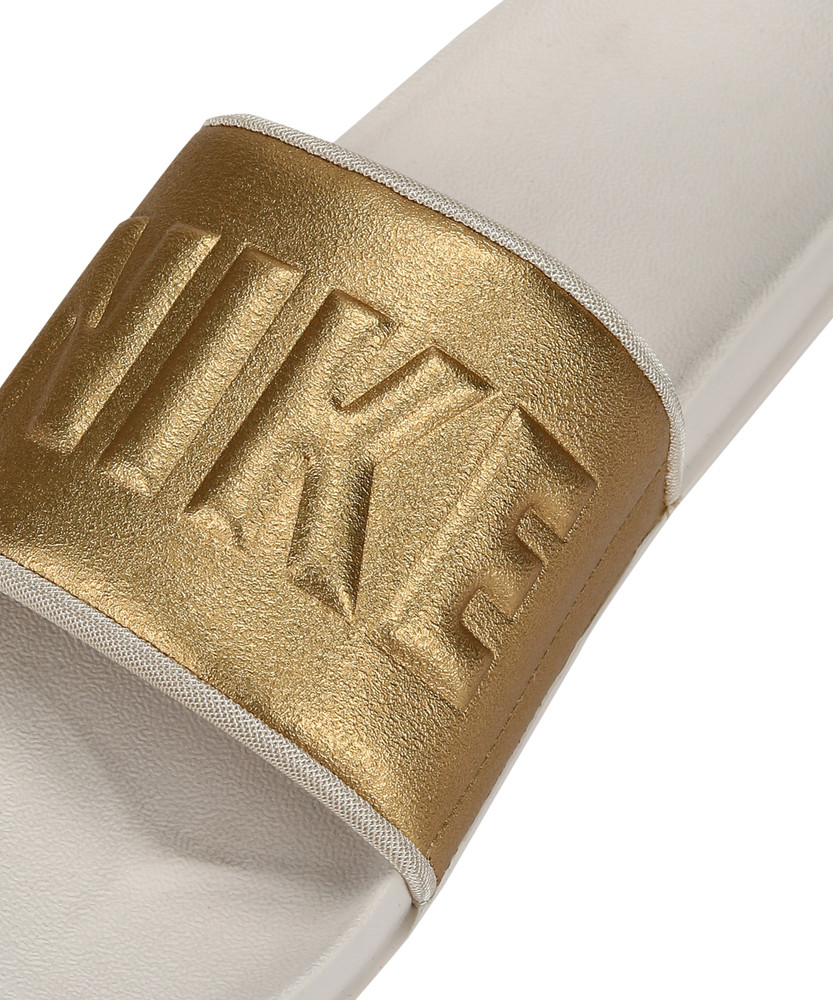 Yellow nike slides sales