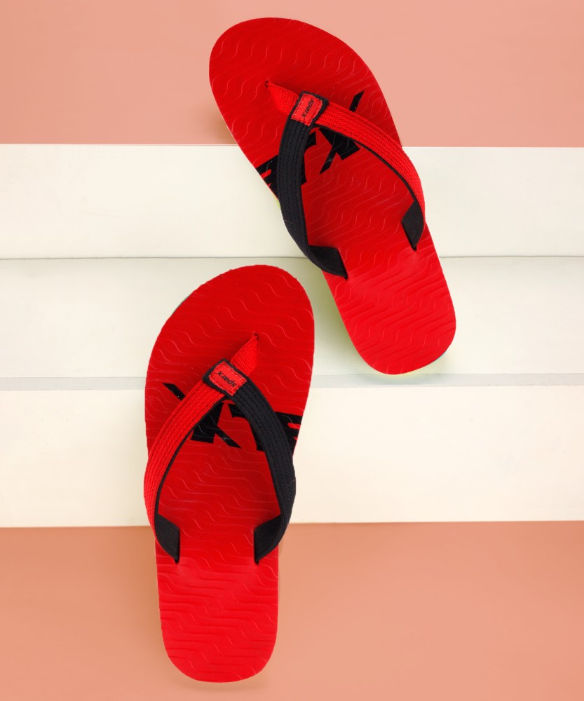 Sparx sale slippers red