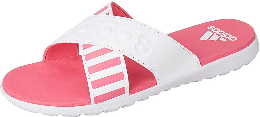 Adidas womens slides pink clearance