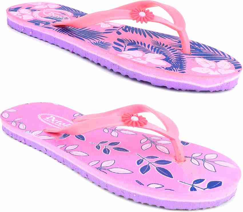 Pink flip flop discount slippers