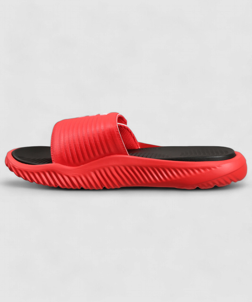 Adidas alphabounce slides red deals