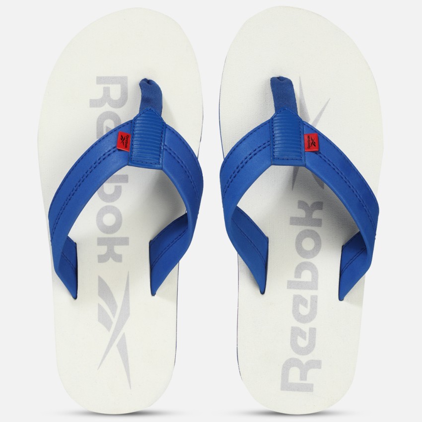 Reebok white hot sale flip flops